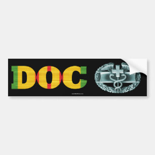 Voiture Autocollant Médicale d'insigne de combat de Doc.