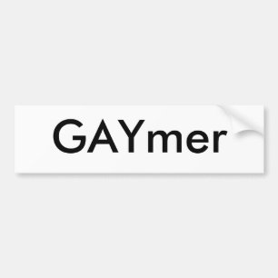 Voiture Autocollant noir d'étiquette de GAYmer