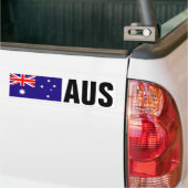 Voiture Autocollant pare-chocs australien avec code de pay (Sur camion)