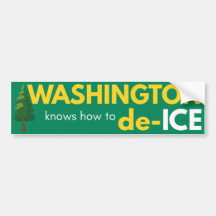 Autocollant politique de Washington