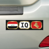 Voiture Autocollant pour pare-chocs Code Carte Drapeau de  (En voiture)