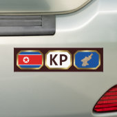 Voiture Autocollant pour pare-chocs Code Carte Drapeau de (En voiture)