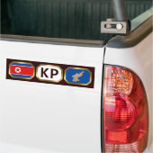 Voiture Autocollant pour pare-chocs Code Carte Drapeau de (Sur camion)