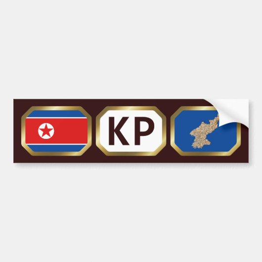 Voiture Autocollant pour pare-chocs Code Carte Drapeau de (Devant)