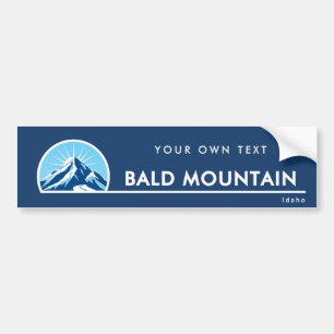 Voiture Autocollant pour pare-chocs de Bald Mountain Idaho