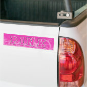 Voiture Autocollant rose de conscience (Sur camion)