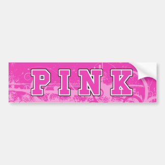 Voiture Autocollant rose de conscience