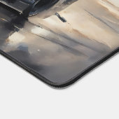 Voiture Blue Race avec le Soleil Rising (Coin)