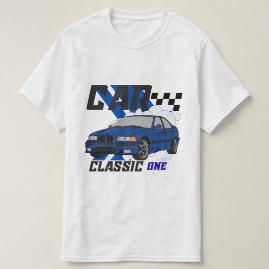 Voiture Classic One - T-shirt automobile Vintage (Design devant)