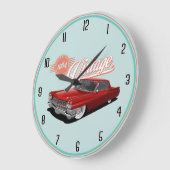 Voiture Classique 1964 Grande horloge (Angle)