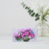 Voiture classique 2 Carte de visite (Debout devant)