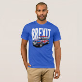Voiture classique de Brexit mini sur le T-shirt (Devant entier)