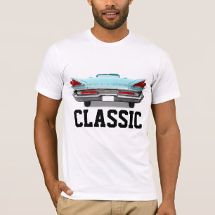 VOITURE CLASSIQUE DES T-SHIRTS VINTAGES DES HOMMES