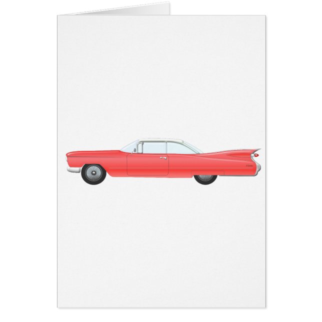 Voiture classique rose (Devant)