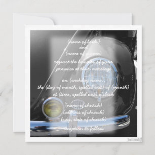 voiture classique v Invitation