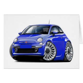 Voiture de bleu de Fiat 500