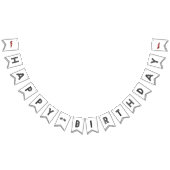 Voiture de course Bannière d'anniversaire heureux (Tout)