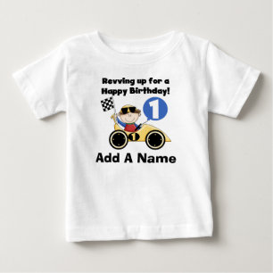 Voiture de course Jaune Personnalisée 1er Tshirt A