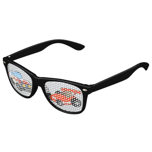 Voiture de course Lunettes de soleil pour enfants (Angle)