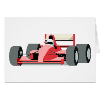 Voiture de course rouge