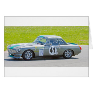 Voiture de course Silver MG