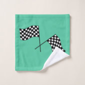 Voiture de course sportive personnalisée (Gant de toilette)