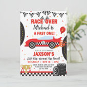 Voiture de course, voitures de course, invitation  (Debout devant)