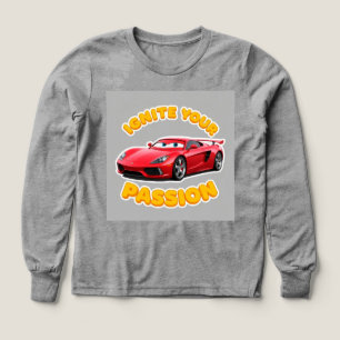Voiture de dessin animé rouge