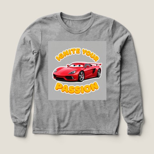 Voiture de dessin animé rouge (Motif recto)