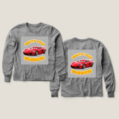 Voiture de dessin animé rouge (Motif recto et verso)