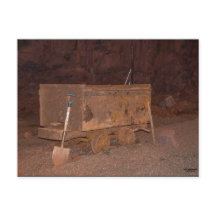 Voiture de fer à repasser, carte postale