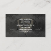 Voiture de logo de luxe détaillant Carte de visite (Dos)