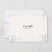 Voiture de Merci Mariage personnalisée simple et m (Dos)