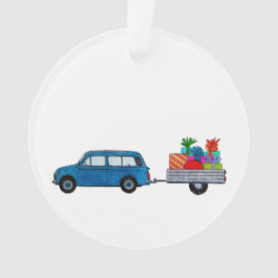 Voiture de Noël avec cadeaux