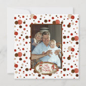 Voiture de pédale de singe, Faire-part de naissanc (Dos)