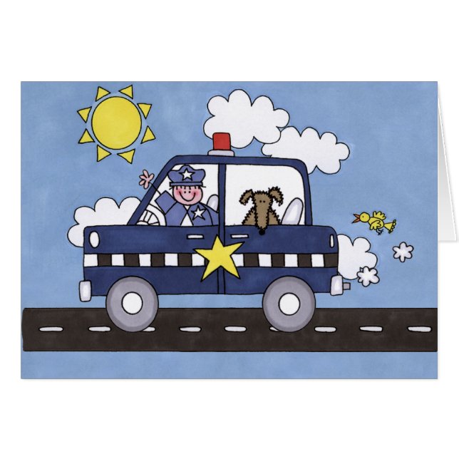 Voiture de police (Devant horizontal)