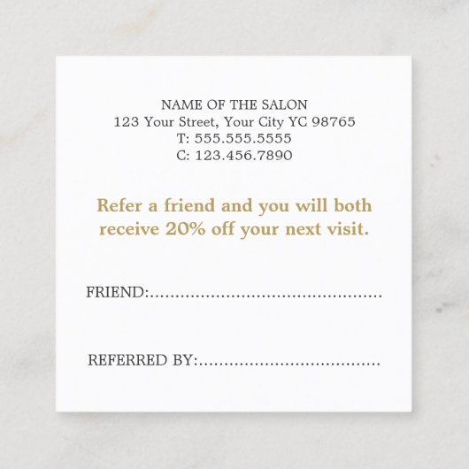 Voiture de référence moderne élégante blanche or (Dos)