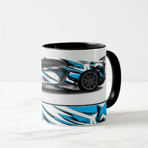 Voiture de sport Café Mug à deux tons