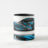 Voiture de sport Café Mug à deux tons (Centre)