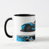 Voiture de sport Café Mug à deux tons (Gauche)