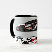 Voiture de sport Café Mug à deux tons (Devant gauche)