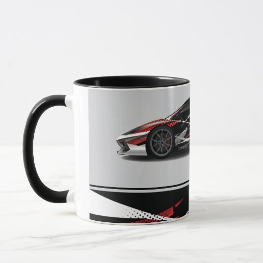 Voiture de sport Café Mug à deux tons (Gauche)
