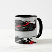 Voiture de sport Café Mug à deux tons (Devant droit)