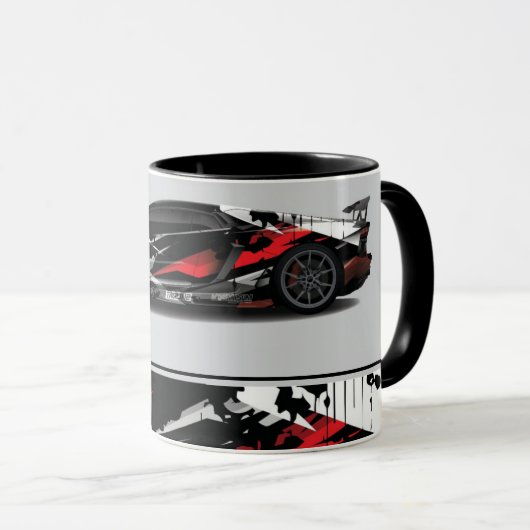 Voiture de sport Café Mug à deux tons (Devant droit)