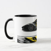 Voiture de sport Café Mug à deux tons (Gauche)