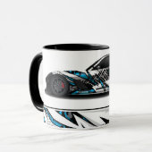 Voiture de sport Café Mug à deux tons (Devant gauche)