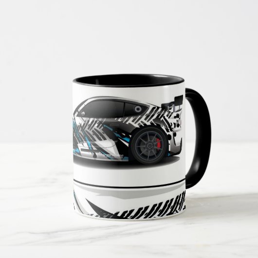 Voiture de sport Café Mug à deux tons (Devant droit)