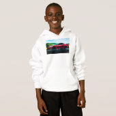 Voiture de sport des années 2000 sur sweat - shirt (Devant entier)