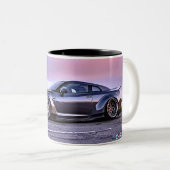 voiture de sport imaginaire sur tasse à café class (Devant droit)