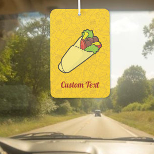 Voiture Désodorisant pour emballage de sandwich tortilla